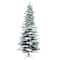 7.5ft. Unlit Slim Flocked Utica Fir Artificial Christmas Tree